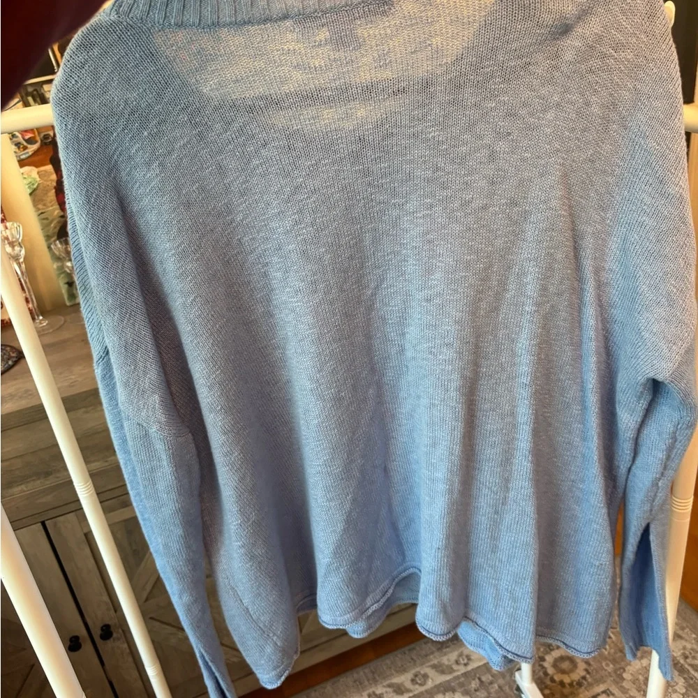Lilly Pulitzer Light Blue Knit Sweater - Picture 6 of 7